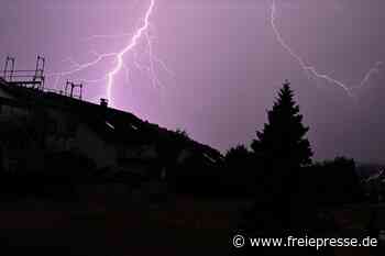 Unwetter im Erzgebirge: Bahn beschädigt, Zugausfälle, Feuerwehreinsätze