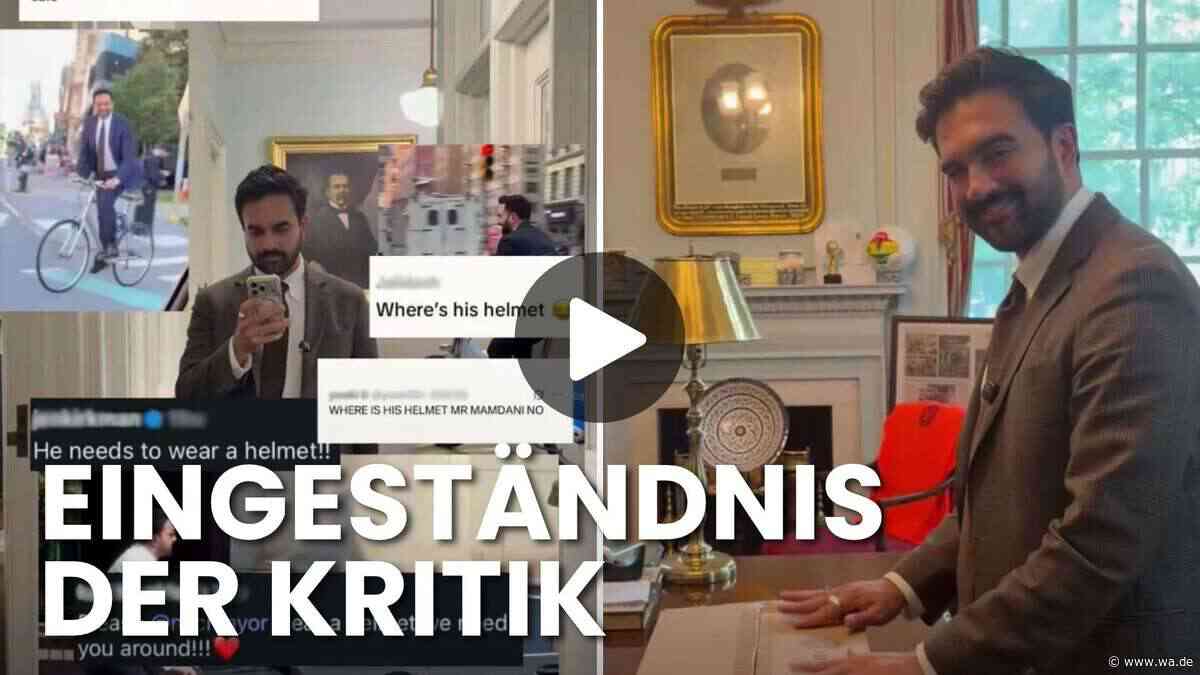New Yorks Bürgermeister reagiert genial auf Kritik an seinen Fahrrad-Videos