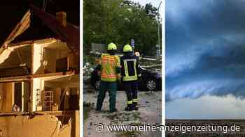 Tornado wütete in Deutschland: Bilder von der Unwetterfront