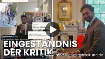 New Yorks Bürgermeister reagiert genial auf Kritik an seinen Fahrrad-Videos