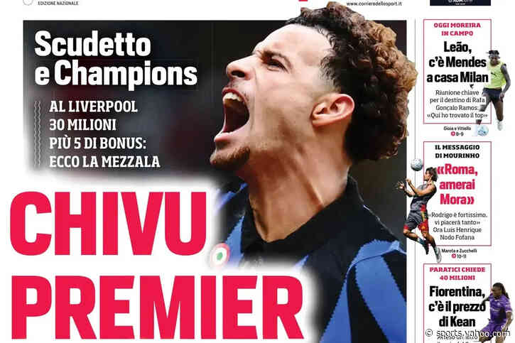 Today’s Papers: Inter land Jones, Moreira like Kaka, Lautaro concerns