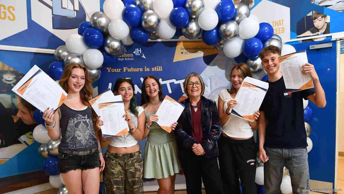 GCSE pass rate drops in Wales: Full results as A*-C grades fall slightly