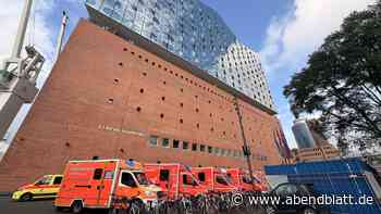 Großeinsatz an der Elbphilharmonie – mehr als 20 Film-Komparsen verletzt