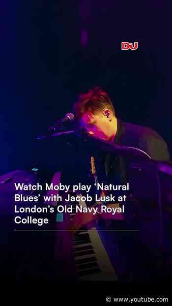 Moby Plays 'Natural Blues' with Jacob Lusk at London's Old Royal Navy College #live 🫶