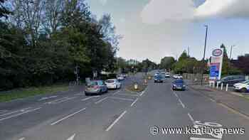 Man taken to hospital after crash involving motorbike and car in Northfleet