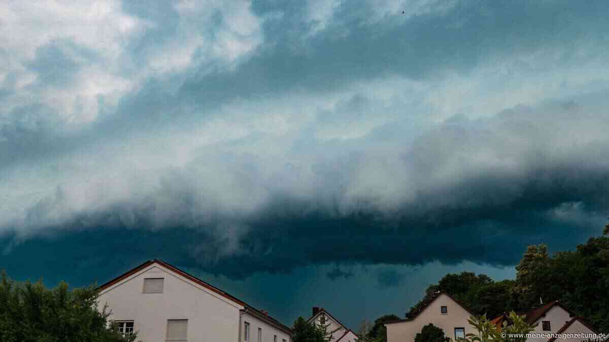 Gewitter, Starkregen und Hagel bestimmen Bayern-Wetter – Temperaturen stürzen ab
