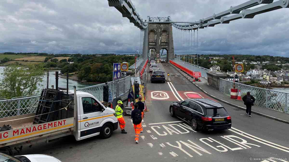 Urine thrown at roadworkers by angry driver
