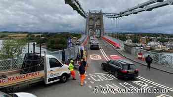 Urine thrown at roadworkers by angry driver