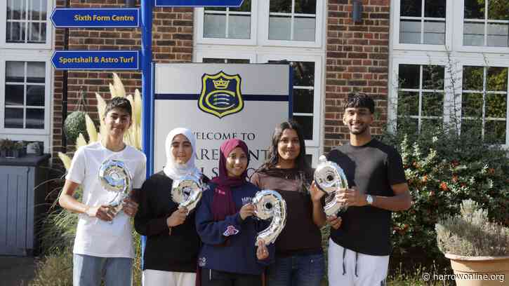 Hundreds of top GCSE grades achieved by Claremont students in Kenton