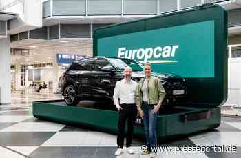 Definitiv kein Handgepäck: Europcar überrascht Münchner Fluggäste mit Riesenkoffer