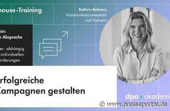Kampagnenmanagement: Strategie und Entwicklung | dpa-Akademie