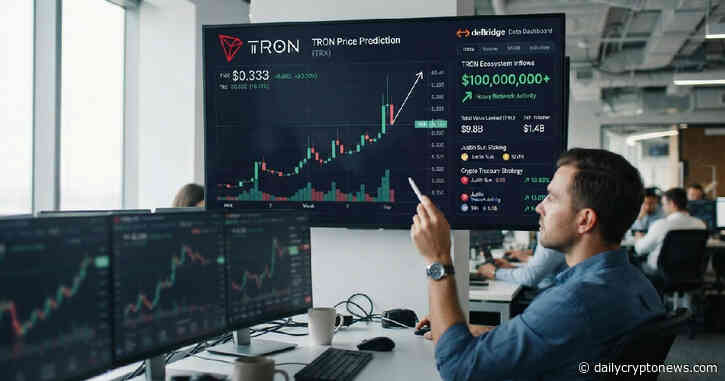 TRON price prediction targets $0.40 as heavy network inflows lift TRX