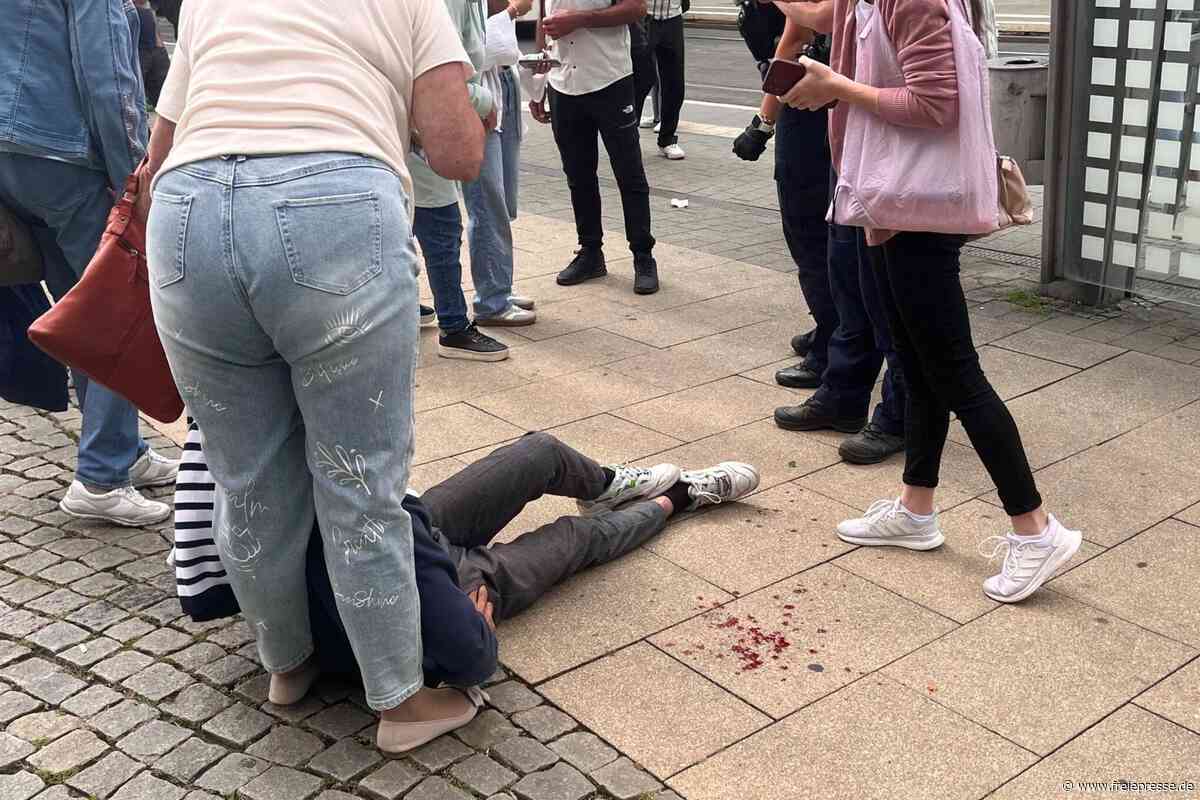 Blutige Auseinandersetzung am Plauener Postplatz: Das ist bisher bekannt