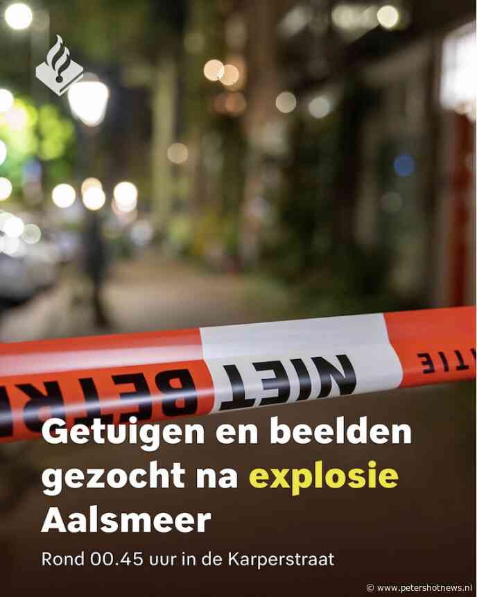 Getuigen en beelden gezocht na explosie Aalsmeer