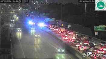 Heavy traffic near early morning crash on I-90