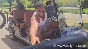 'Dangerous, reckless and stupid' Anthony Joshua is called out over golf buggy stunts by boxing icon Johnny Nelson, eight months after surviving Nigeria car crash that killed his friends