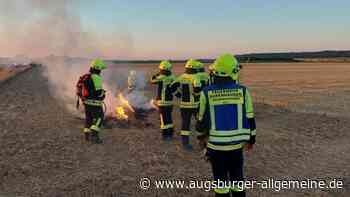 Warum die Feuerwehr Babenhausen trotz Waldbrandgefahr mit richtigem Feuer übt