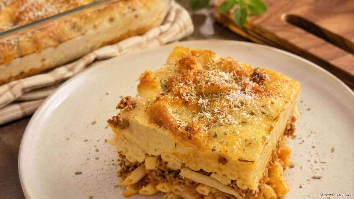 Pastitsio: So gelingt der griechische Nudelauflauf mit Hackfleisch