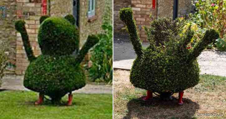 Peppa Pig’s head missing after hedge sculpture ‘decapitated’ by vandals