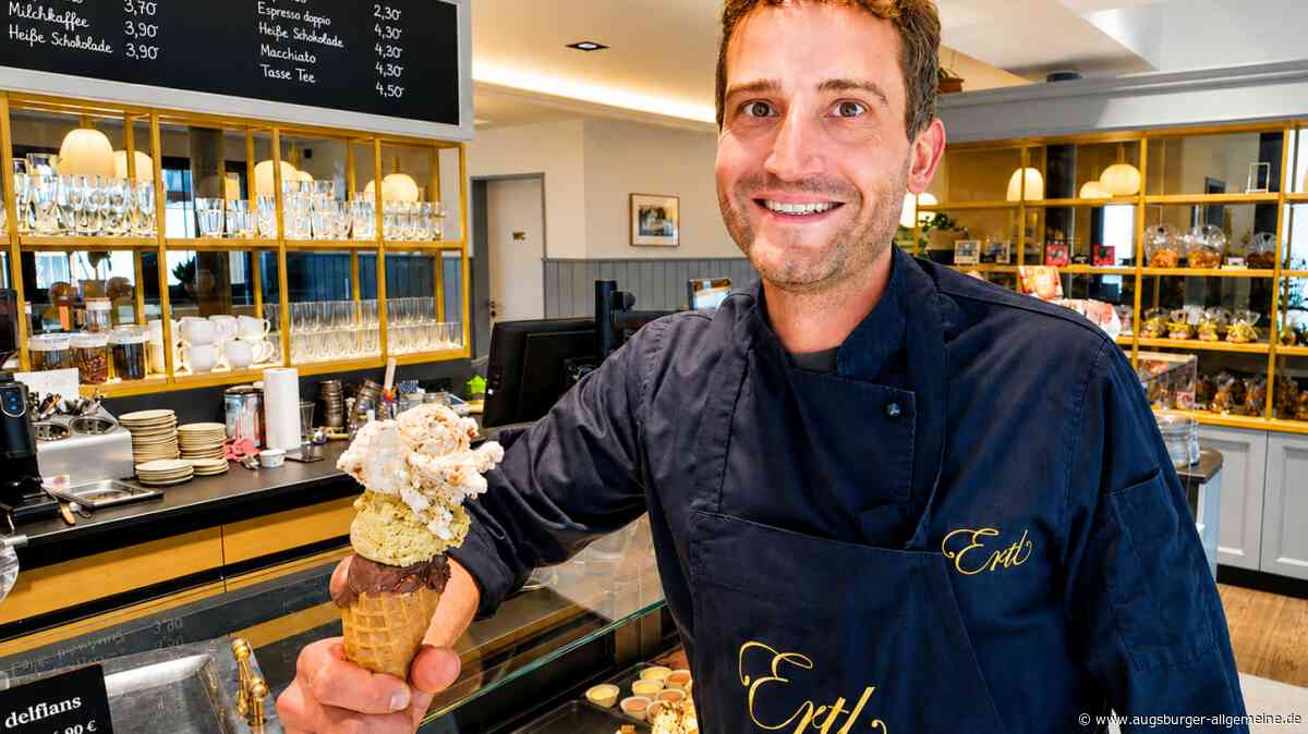 „Ich habe in ganz Augsburg kein Eis ohne Chemie gefunden“: Wie Max Ertl zum Eismachen kam