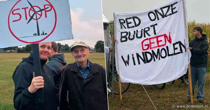 Honderdtal buurtbewoners verzamelt voor bijeenkomst tegen windturbine in Essen: “Dat er al molens staan, maakt de bijkomende hinder niet kleiner”