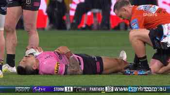 Leota sends enormous injury scare