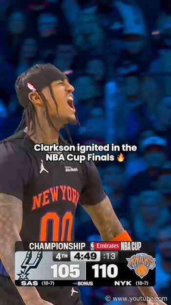 this performance by jc was 😮‍💨 #nyknicks #nba #jordanclarkson