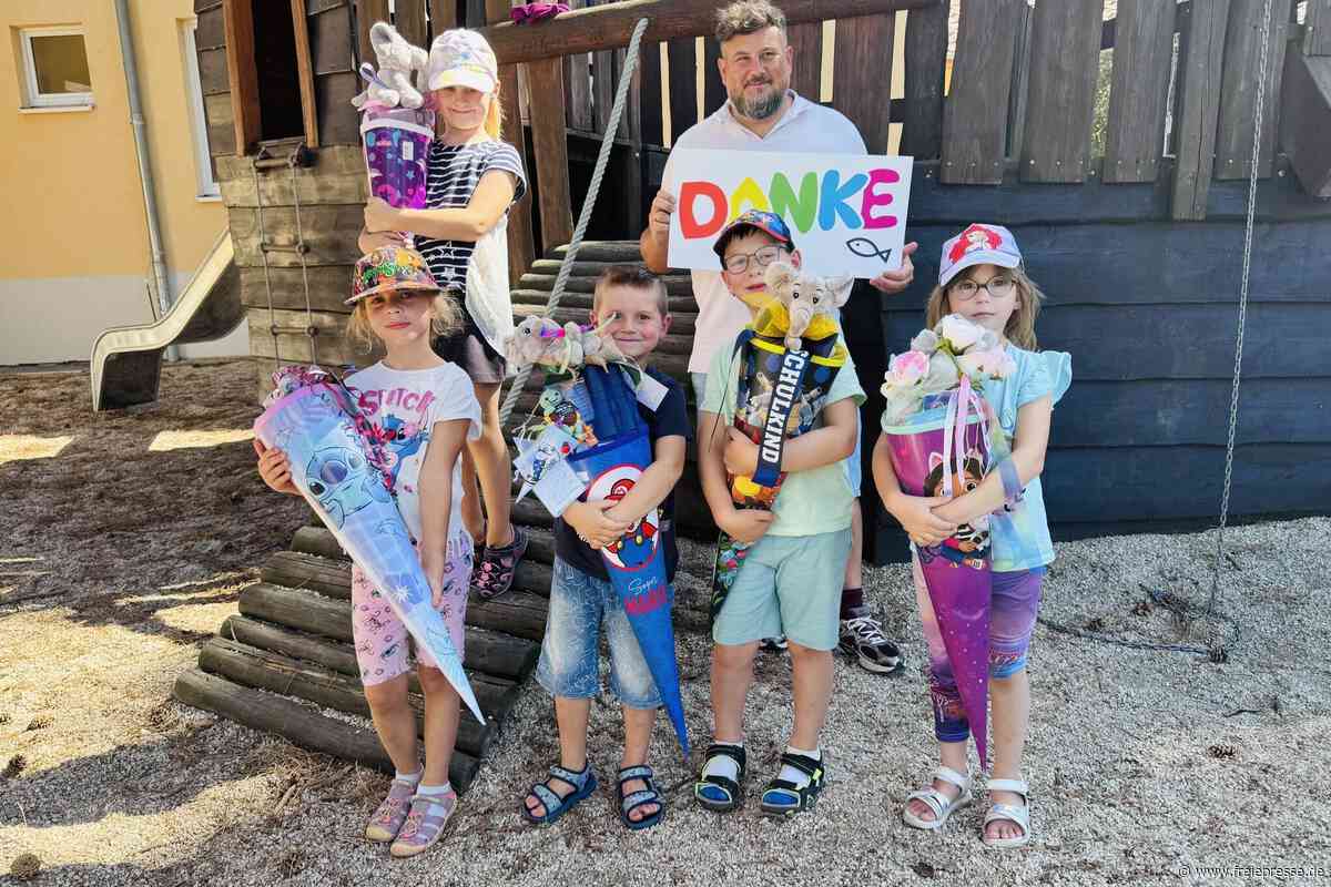 Erzgebirge: Verein beschenkt Schulanfänger mit Zuckertüten