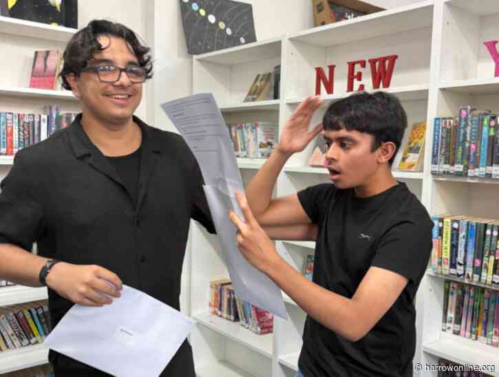 Harrow High School celebrates ‘best ever’ GCSE results