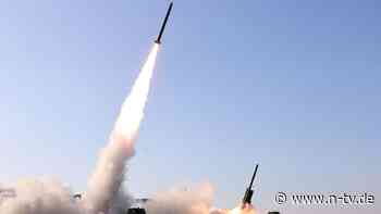 Trotz verkürzter Übung: Nordkorea feuert zehn ballistische Raketen ab