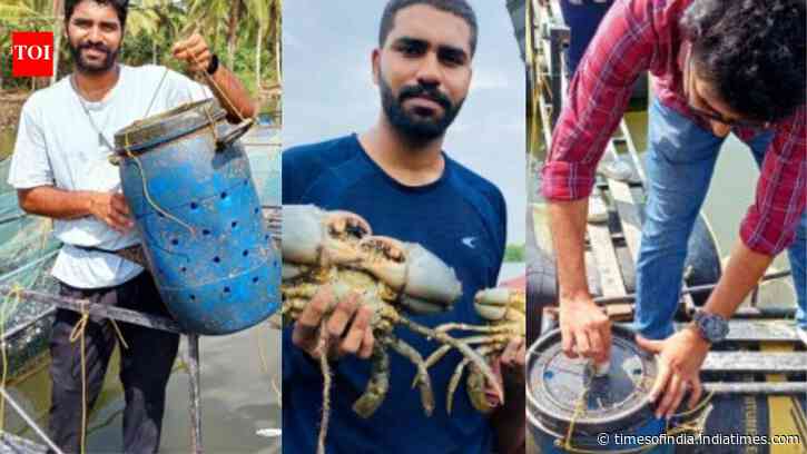 Two Kochi postgraduates turned a mud-crab farming problem into a national-winning startup