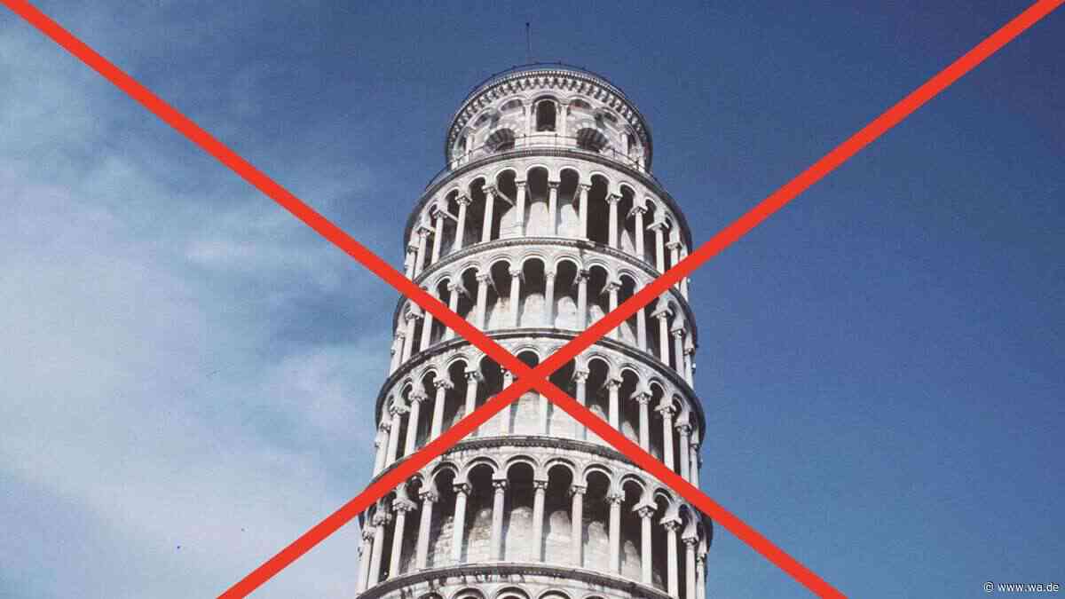 Nicht in Pisa: Der schiefste Turm der Welt steht in Wahrheit in Deutschland