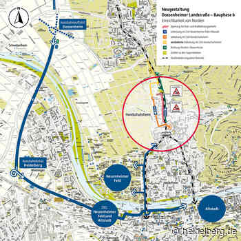 Stadt nutzt Bauphase in der Dossenheimer Landstraße für weitere Verbesserungen