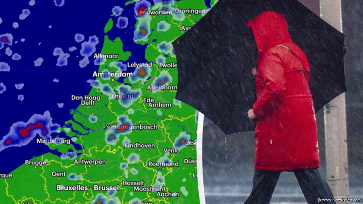 Weerwaarschuwing voor zes provincies: hier gaat het regenen en onweren
