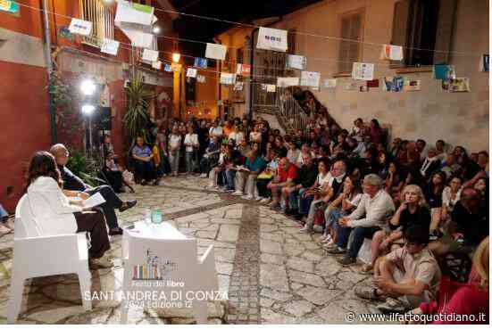 Ritorna la ‘Festa del Libro’ di Sant’Andrea di Conza, borgo-gioiello dell’Irpinia. Tra i nomi in cartellone Saviano, De Gregorio e il nostro Iurillo