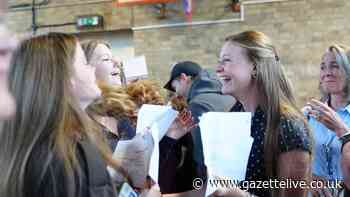 Rain couldn't dampen spirits as 1,000s of Teesside students collect GCSE results