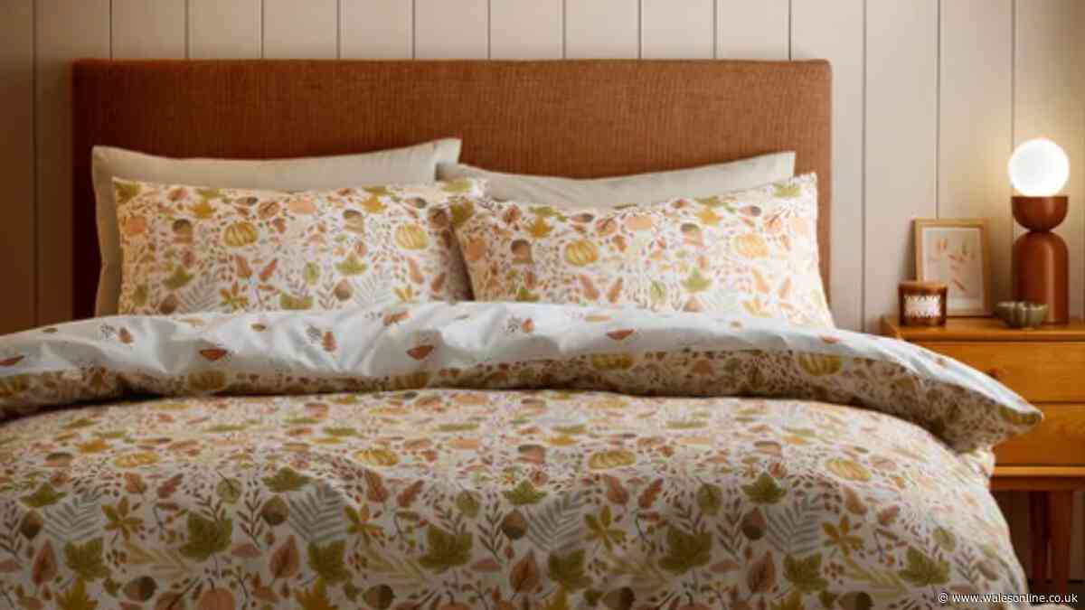 Dunelm's 'lovely' autumnal bedding set from £20 'brightened up our bedroom'