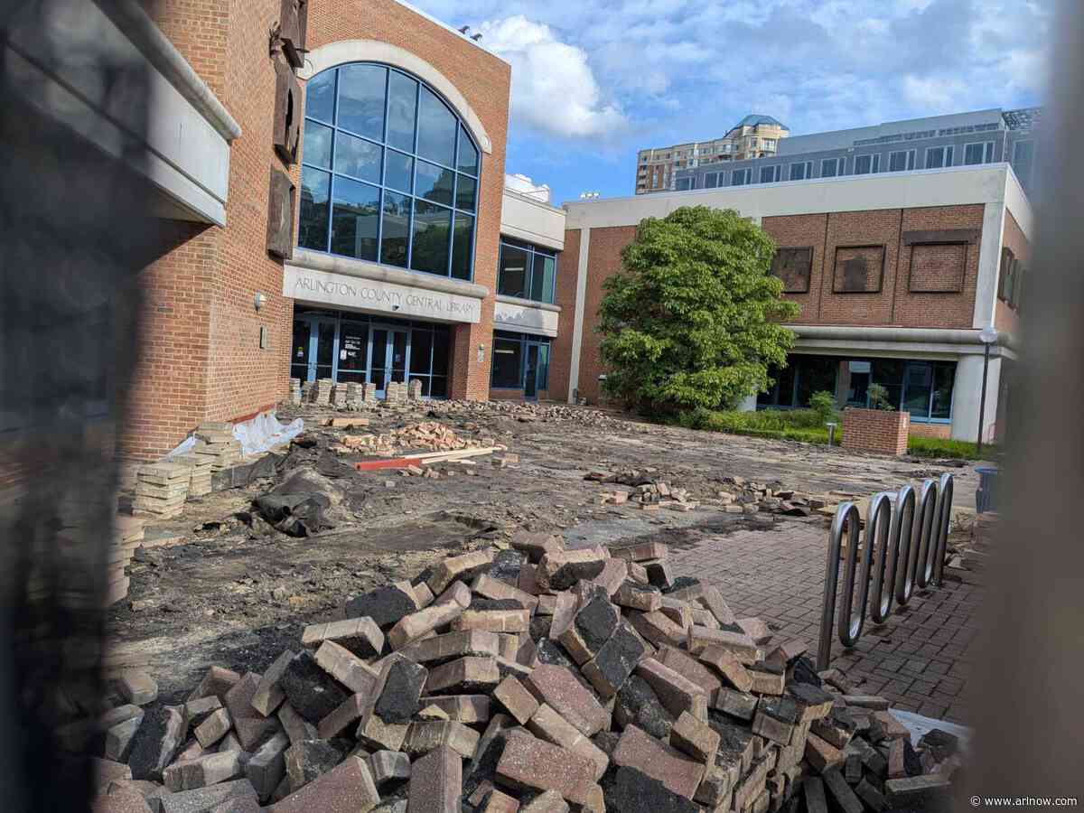 One Central Library entrance closes for $2.3M project to prevent flooding