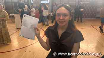 St Helens schoolgirls in tears after seeing their GCSE results