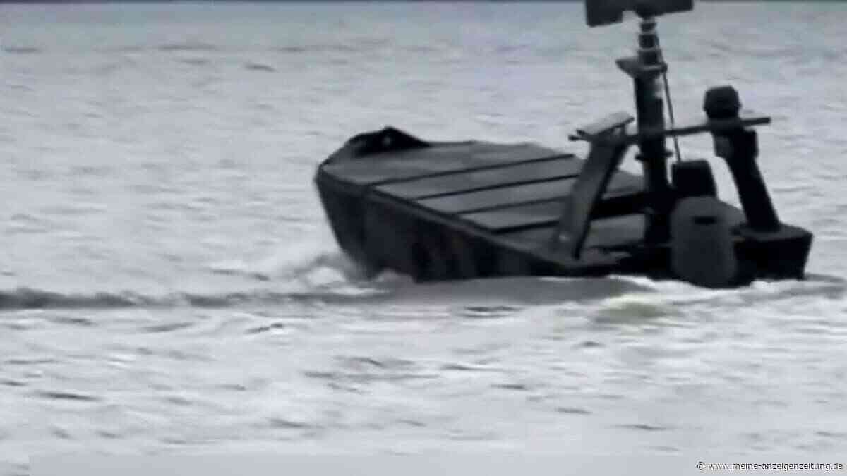 Drohnenboot ermöglicht Angriff: Video liefert Einblick in ukrainische Drohnentaktik