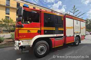 FW Dresden: Umluftanlage in Aufenthaltsraum gerät in Brand