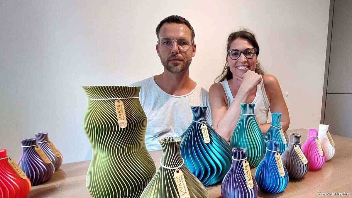 Ehepaar produziert 3D-Vasen aus Maisstärke – erhältlich in 50 Geschäften