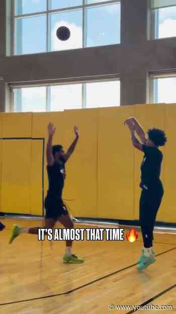 The work is underway… #nba #miamiheat #practice