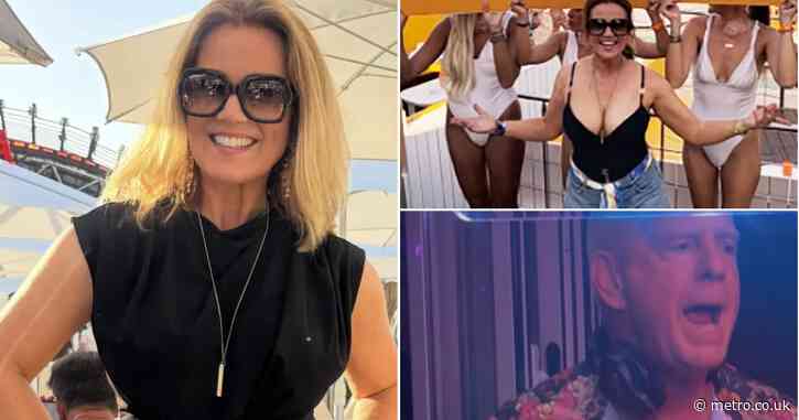 Susanna Reid, 55, vows ‘no one’s too old for a swimsuit’ after raving with Fatboy Slim