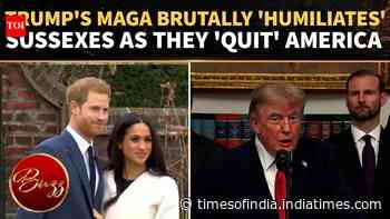 Trump's MAGA Allies Troll Prince Harry &amp; Meghan Markle On UK Return; Katie Miller Takes Brutal Swipe