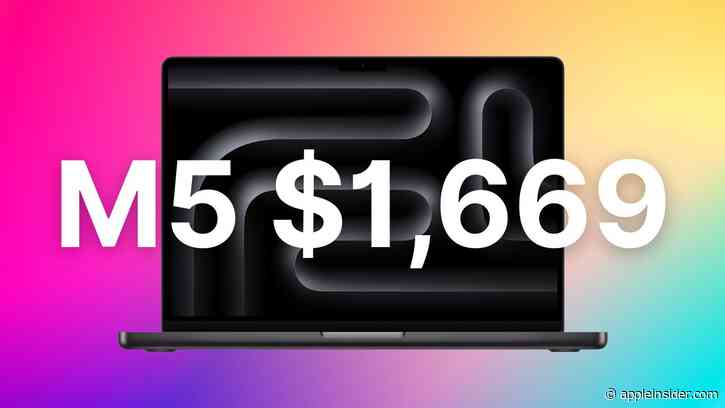 B&H slashes M5 MacBook Pro further, now just $1,669