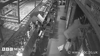 Watch: Pub thief caught stealing £1,800 of alcohol