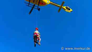 Patient stirbt trotz Reanimation durch Bergwacht und fünf Ersthelfer – Rettungshubschrauber im Einsatz
