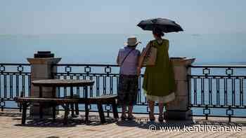 Weather maps show heat surge with Kent facing 31C temperatures
