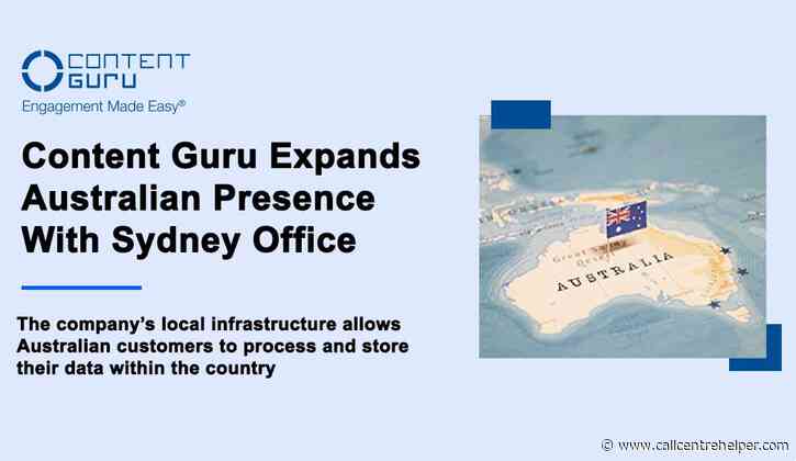Content Guru Expands Australian Presence With Sydney Office